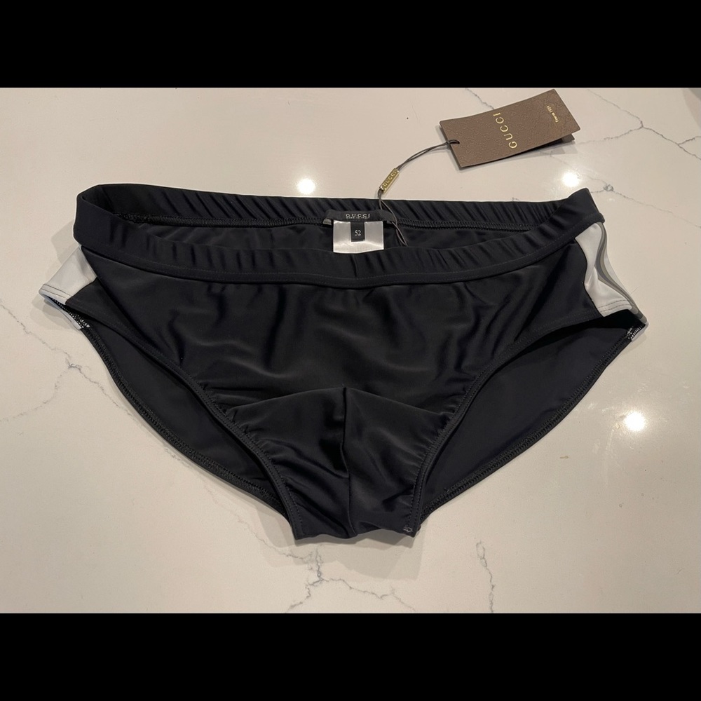 Gucci Black Swim Briefs - 52/XL - BNWT